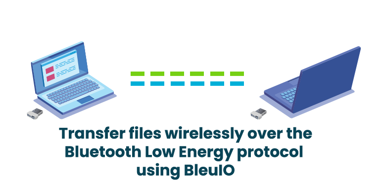 Transfer files wirelessly over the Bluetooth Low Energy protocol Using BleuIO